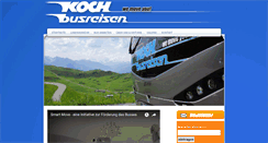 Desktop Screenshot of koch-busreisen.de